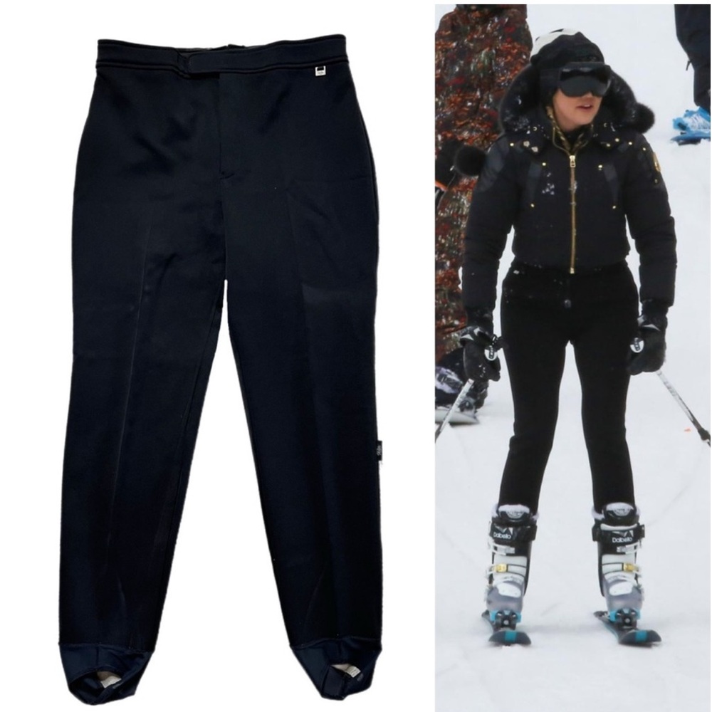 Roffe Canada Schoeller Skifans Jett Black Ski Pants Petite 12